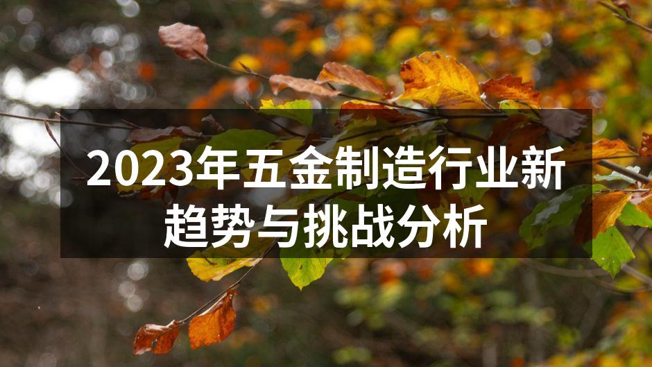 五金制造设备正在运作